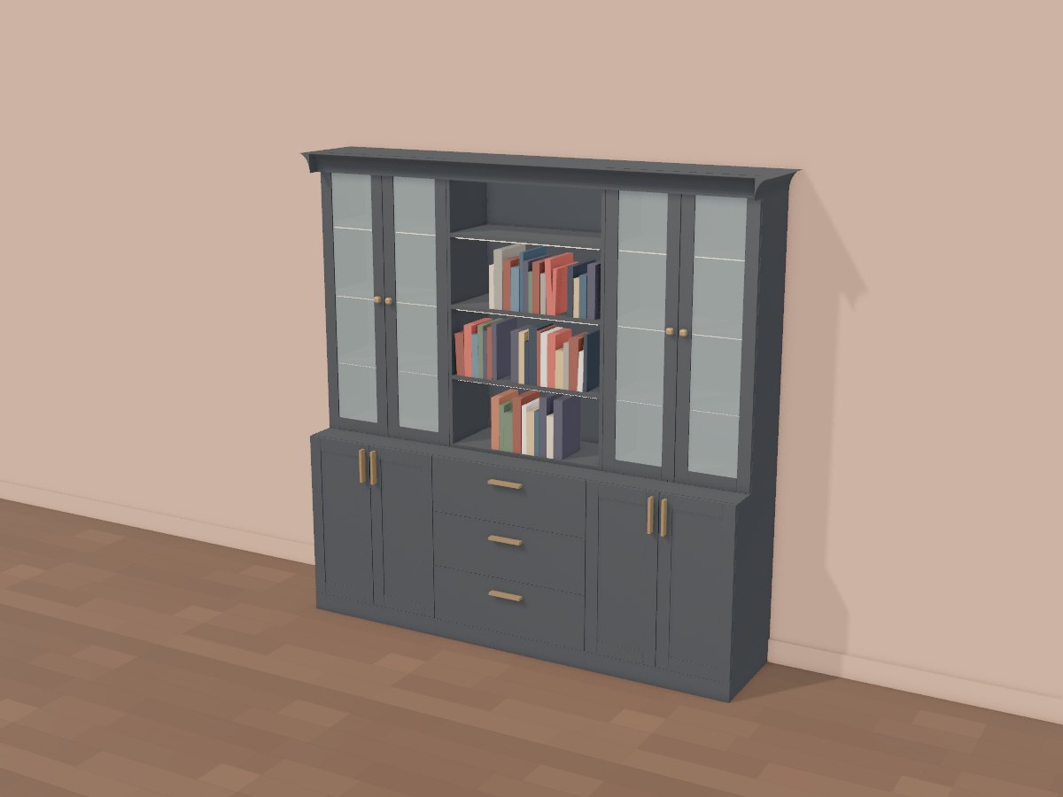 Charcoal home bar