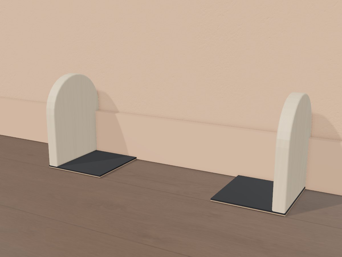 Maple arch bookends, Crava's 3D model
