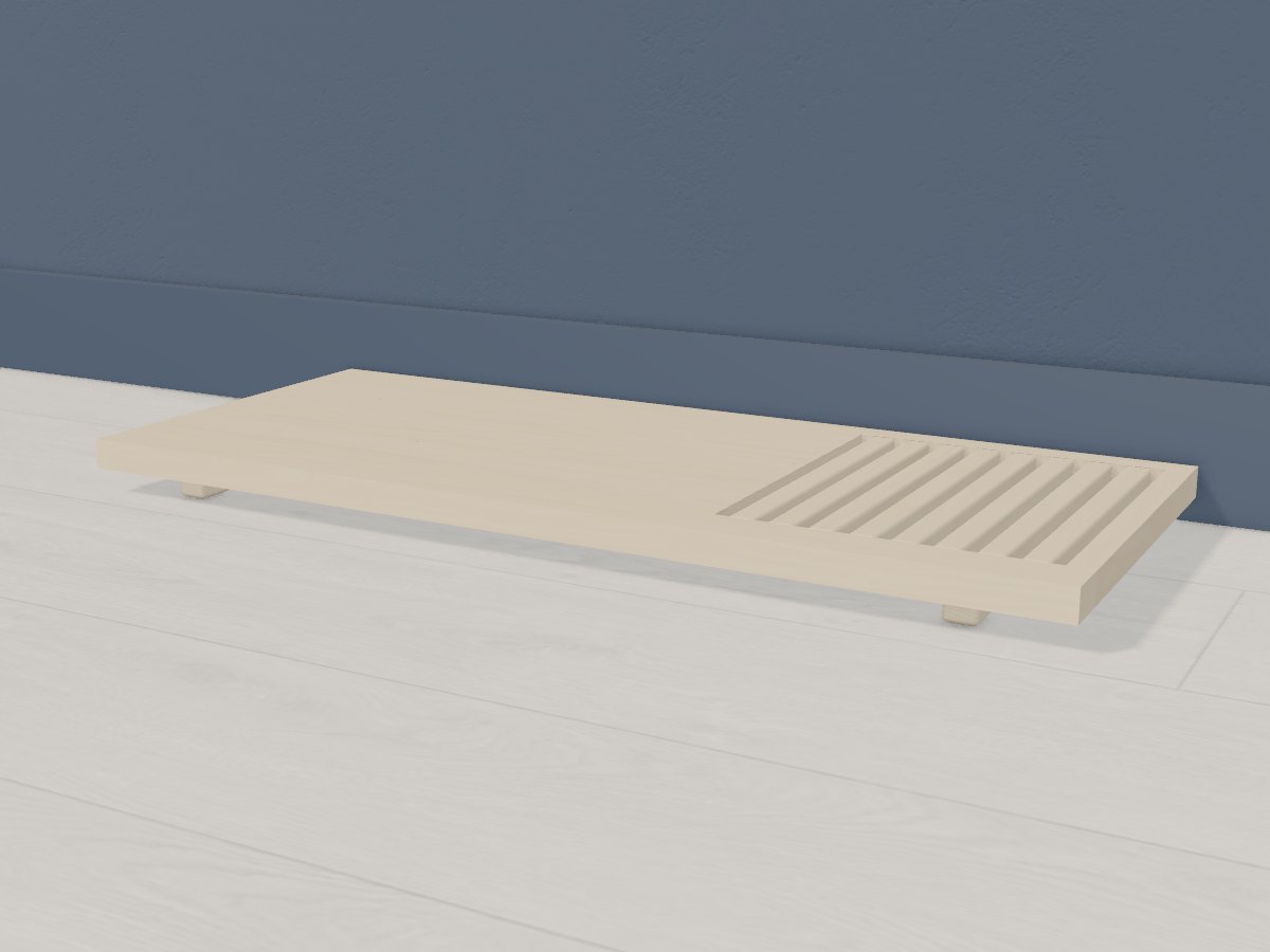 Over-the-sink board with a drain grate, Crava's 3D model
