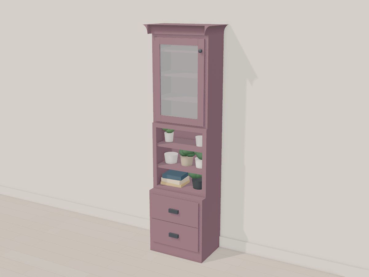 Mauve linen tower, Crava's 3D model