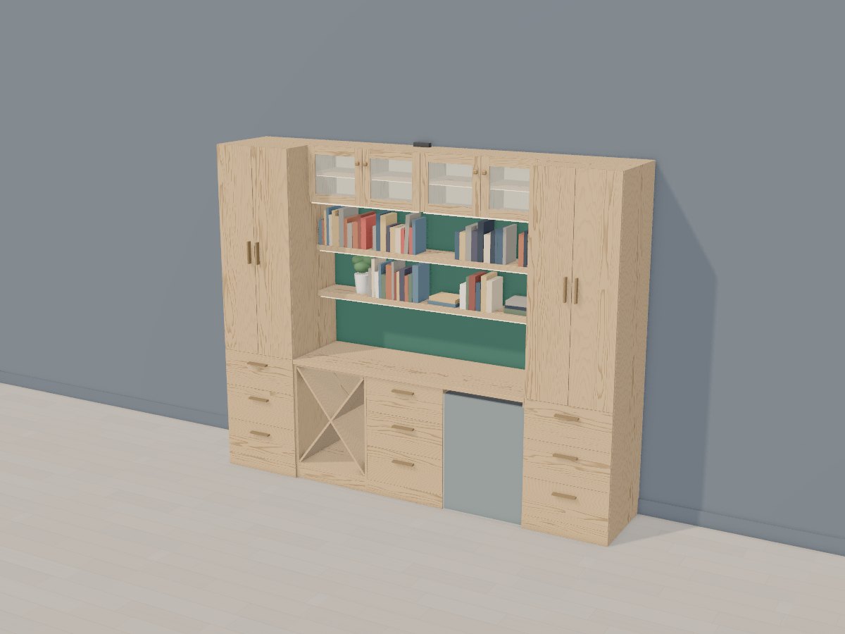 Oak coffee and wine bar, Crava's 3D model