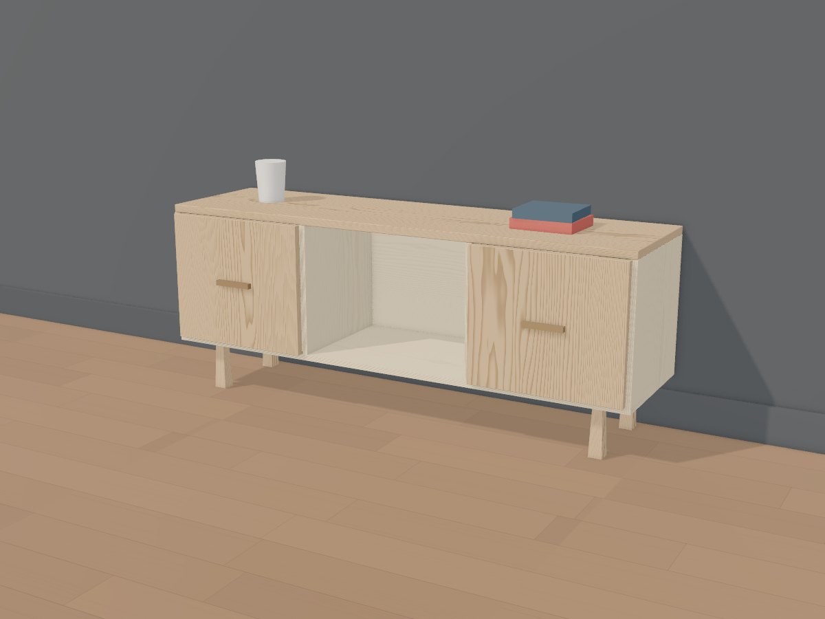 Record console, Crava's 3D model