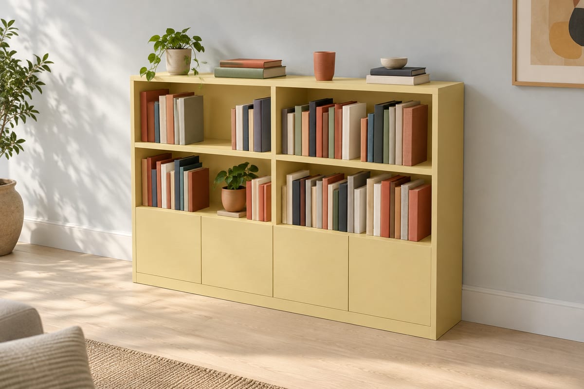 Sunny kids bookcase, a rendering