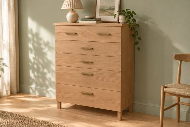 Cherry tall dresser