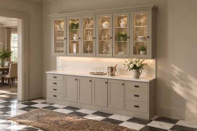 Mushroom butler's pantry