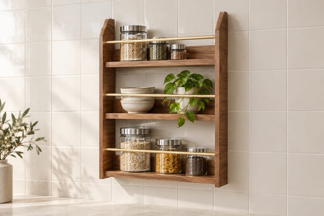 Wall-hung pot-lid rack