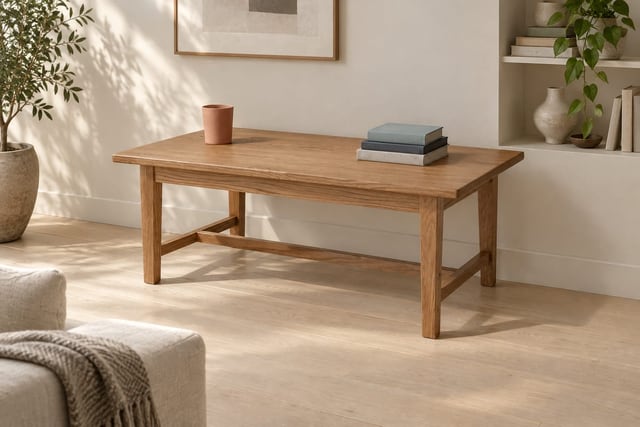 Walnut coffee table